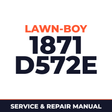 Lawn Boy 1871 1980 000000001-099999999 Lawn-Boy D572E Machine Service & Repair Manual