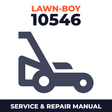 Lawn Boy 1990-2002 Lawn-Boy 10546 Walk-Behind Mower Service & Repair Manual