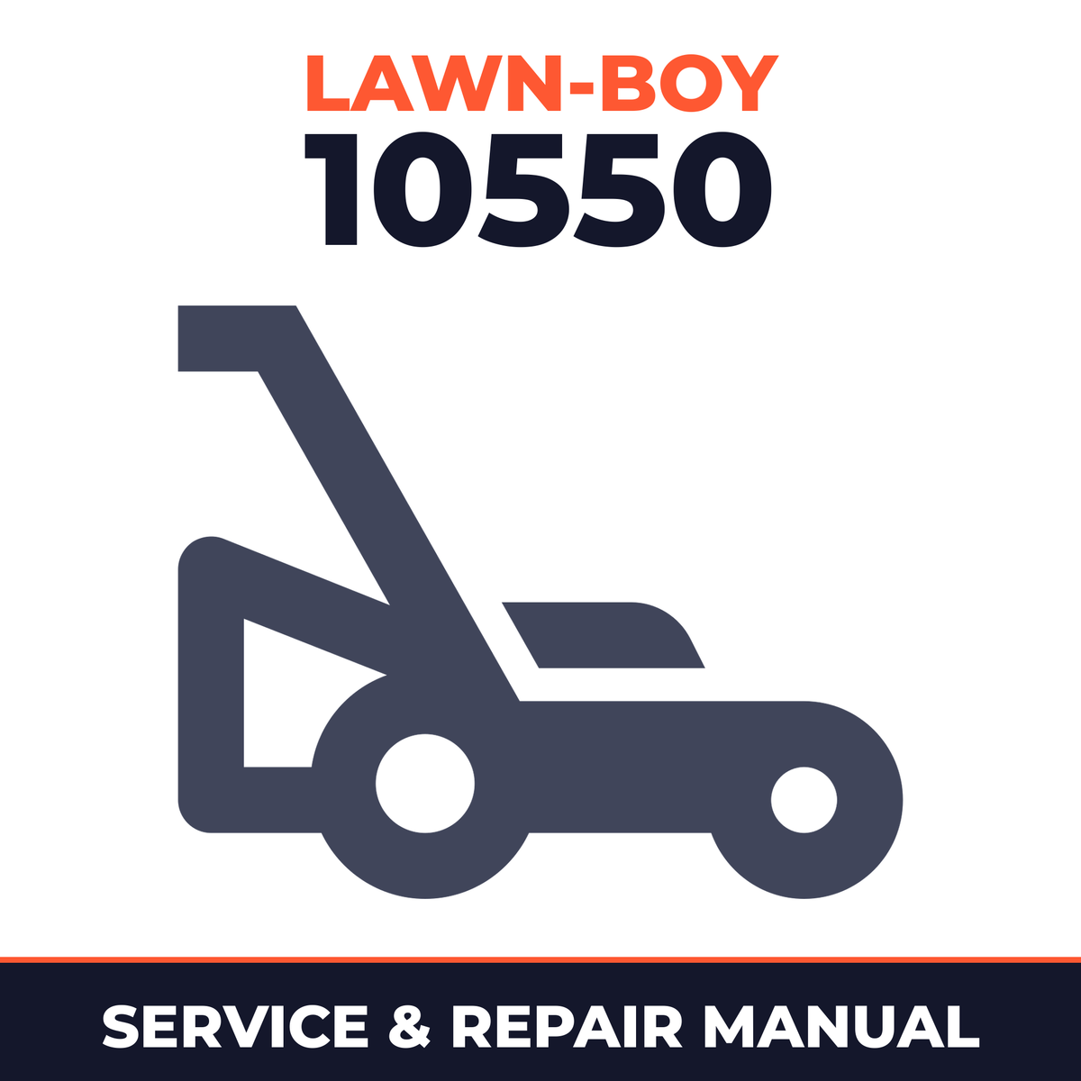 Lawn Boy 1990-2002 Lawn-Boy 10550 Walk-Behind Mower Service & Repair Manual