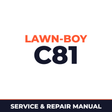 Lawn Boy 2010 1965 500000001-599999999 Lawn-Boy C81 Machine Service & Repair Manual