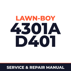 Lawn Boy 4301A 1964 400000001-499999999 Lawn-Boy D401 Machine Service & Repair Manual