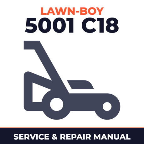 Lawn Boy 5001 1967 700000001-799999999 Lawn-Boy C18 Walk-Behind Mower Service & Repair Manual