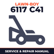 Lawn Boy 6117 1969 900000001-999999999 Lawn-Boy C41 Walk-Behind Mower Service & Repair Manual