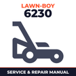 Lawn Boy 6230 1986 E00000001-E99999999 Lawn-Boy F Walk-Behind Mower Service & Repair Manual