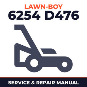 Lawn Boy 6254 1973 300000001-399999999 Lawn-Boy D476 Walk-Behind Mower Service & Repair Manual