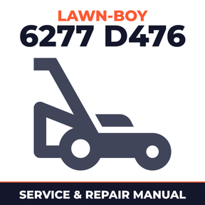 Lawn Boy 6277 1977 700000001-799999999 Lawn-Boy D476 Walk-Behind Mower Service & Repair Manual
