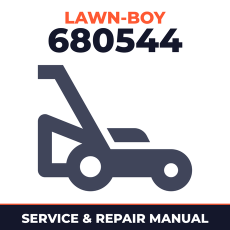 Lawn Boy 680544 1992 L00000001-L99999999 Lawn-Boy F Walk-Behind Mower Service & Repair Manual