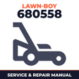 Lawn Boy 680558 1992 L00000001-L99999999 Lawn-Boy F Walk-Behind Mower Service & Repair Manual