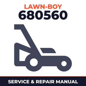 Lawn Boy 680560 1992 L00000001-L99999999 Lawn-Boy F Walk-Behind Mower Service & Repair Manual