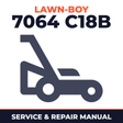 Lawn Boy 7064 1970 000000001-099999999 Lawn-Boy C18B Walk-Behind Mower Service & Repair Manual