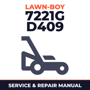 Lawn Boy 7221G 1977 700000001-799999999 Lawn-Boy D409 Walk-Behind Mower Service & Repair Manual