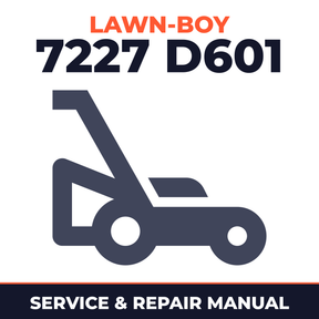 Lawn Boy 7227 1977 700000001-799999999 Lawn-Boy D601 Walk-Behind Mower Service & Repair Manual