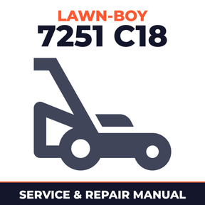 Lawn Boy 7251 1962 200000001-299999999 Lawn-Boy C18 Walk-Behind Mower Service & Repair Manual