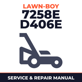 Lawn Boy 7258E 1968 800000001-899999999 Lawn-Boy D406E Walk-Behind Mower Service & Repair Manual