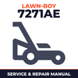Lawn Boy 7271AE 1984 C00000001-C99999999 Lawn-Boy F Walk-Behind Mower Service & Repair Manual