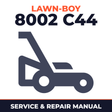 Lawn Boy 8002 1967 700000001-799999999 Lawn-Boy C44 Walk-Behind Mower Service & Repair Manual
