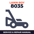 Lawn Boy 8035 1986 E00000001-E99999999 Lawn-Boy F Walk-Behind Mower Service & Repair Manual
