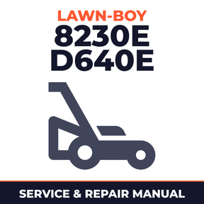 Lawn Boy 8230E 1972 200000001-299999999 Lawn-Boy D640E Walk-Behind Mower Service & Repair Manual
