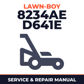 Lawn Boy 8234AE 1976 600000001-699999999 Lawn-Boy D641E Walk-Behind Mower Service & Repair Manual