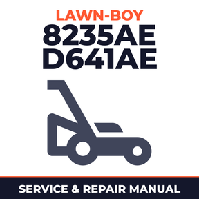 Lawn Boy 8235AE 1977 700000001-799999999 Lawn-Boy D641AE Walk-Behind Mower Service & Repair Manual