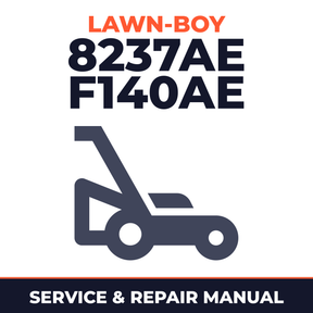 Lawn Boy 8237AE 1978 800000001-899999999 Lawn-Boy F140AE Walk-Behind Mower Service & Repair Manual