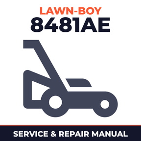 Lawn Boy 8481AE 1986 E00000001-E99999999 Lawn-Boy F Walk-Behind Mower Service & Repair Manual