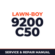 Lawn Boy 9200 1958 800000001-899999999 Lawn-Boy C50 Machine Service & Repair Manual