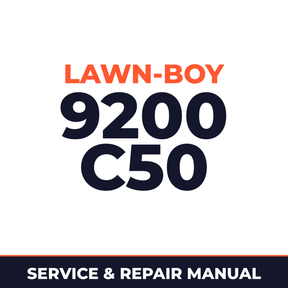 Lawn Boy 9200 1958 800000001-899999999 Lawn-Boy C50 Machine Service & Repair Manual