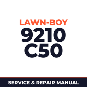 Lawn Boy 9210 1959 900000001-999999999 Lawn-Boy C50 Machine Service & Repair Manual