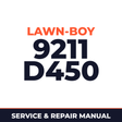 Lawn Boy 9211 1962 200000001-299999999 Lawn-Boy D450 Machine Service & Repair Manual