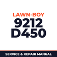 Lawn Boy 9212 1963 300000001-399999999 Lawn-Boy D450 Machine Service & Repair Manual