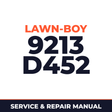 Lawn Boy 9213 1965 500000001-599999999 Lawn-Boy D452 Machine Service & Repair Manual