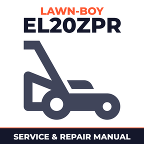 Lawn Boy EL20ZPR 1991 K00000001-K99999999 Lawn-Boy F Walk-Behind Mower Service & Repair Manual
