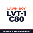 Lawn Boy LVT-1 1961 100000001-199999999 Lawn-Boy C80 Machine Service & Repair Manual