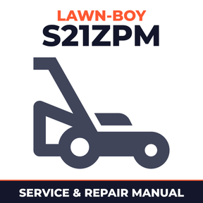 Lawn Boy S21ZPM 1991 K00000001-K99999999 Lawn-Boy F Walk-Behind Mower Service & Repair Manual