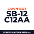 Lawn Boy SB-12 1959 900000001-999999999 Lawn-Boy C12AA Machine Service & Repair Manual