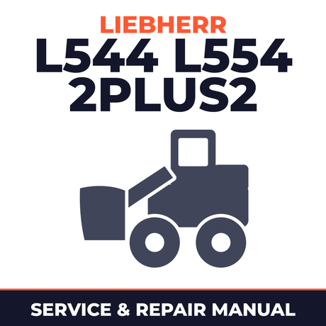 Liebherr L544 L554 2plus2 Wheel Loader Service Manual