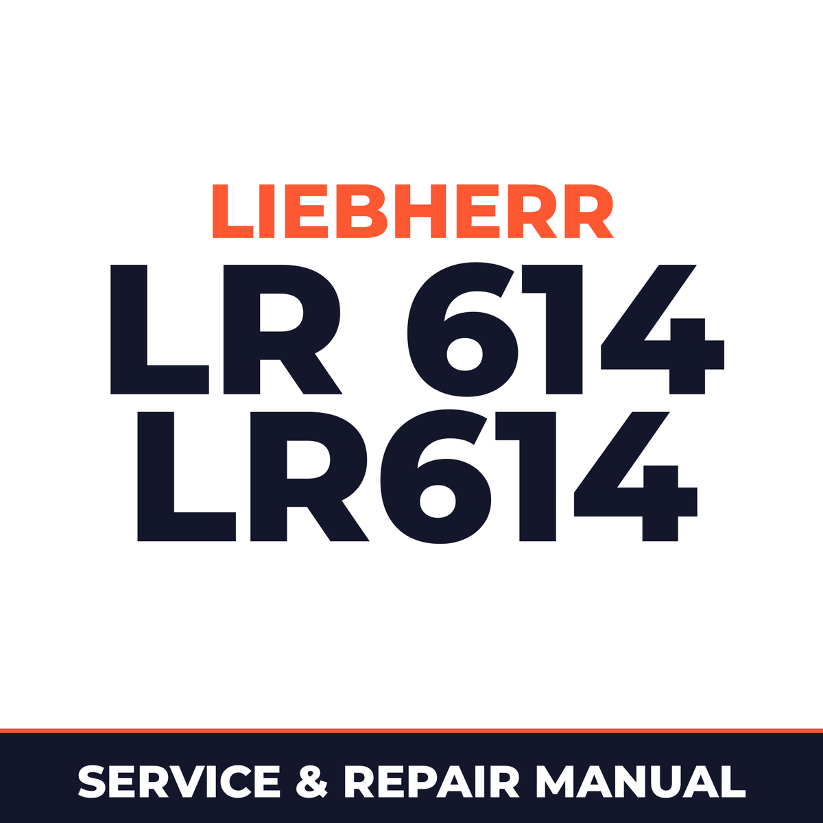 LIEBHERR LR 614 LR614 Crawler Service Repair Manual