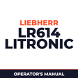 LIEBHERR LR614 Litronic Crawler Loader Operation & Maintenance Manual (from S/N: 10720)