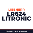 LIEBHERR LR624 LITRONIC Crawler Loader Operators OPERATING Manual #1 (Serial no. from: 12474)