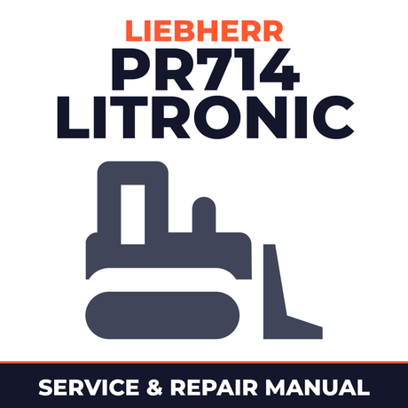 Liebherr PR714 LITRONIC Crawler DOZER Service Manual