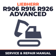 Liebherr R906 R916 R926 Advanced Hydraulic Excavator Complete Workshop Service Repair Manual