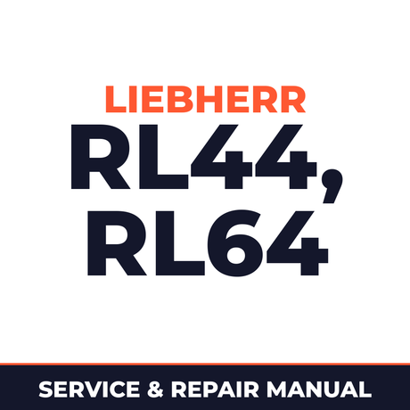 Liebherr RL 44 - 64 Litronic Pipe Layers Service Manual