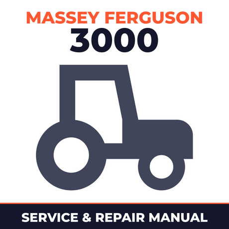 Massey Ferguson 3000 Tractor Service & Repair Manual