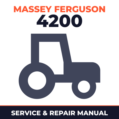 Massey Ferguson 4200 Series Tractor Service & Repair Manual