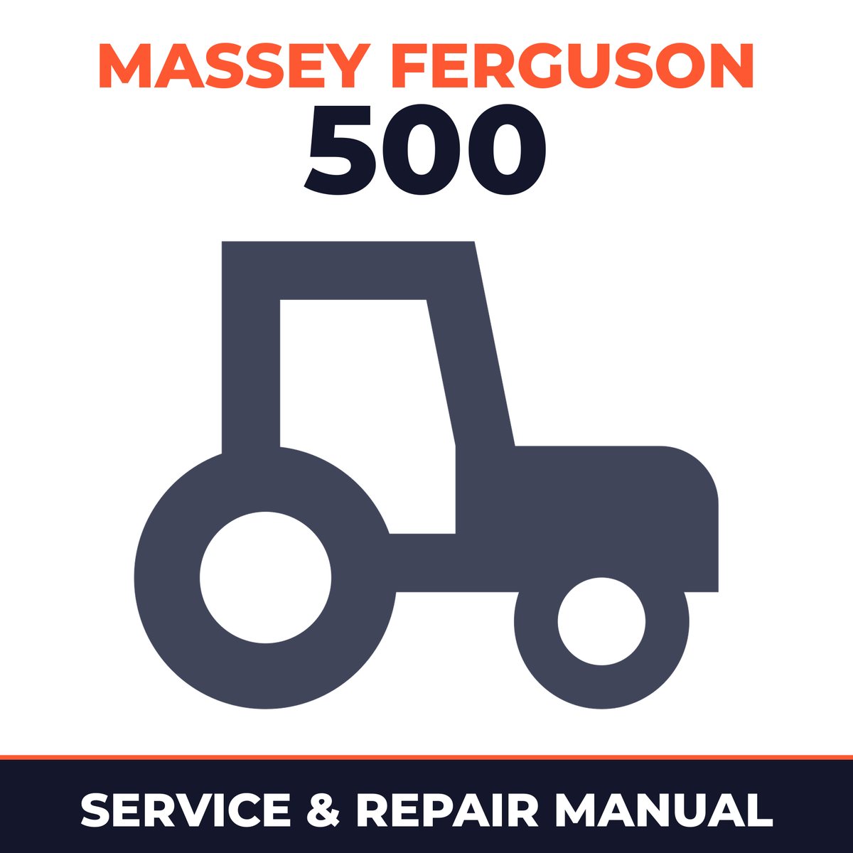 Massey Ferguson 500 Series Sales MF573 MF583 MF593 MF596 Tractor Service & Repair Manual