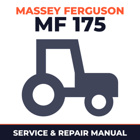 Massey Ferguson MF 175 Tractor Service & Repair Manual