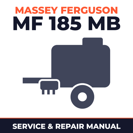 Massey Ferguson MF 185 MB Baler Service & Repair Manual