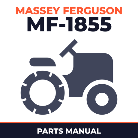 Massey Ferguson Mf-1855 Garden Tractor Parts Manual