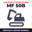 Massey Ferguson MF 50B Loader Excavator Service Manual